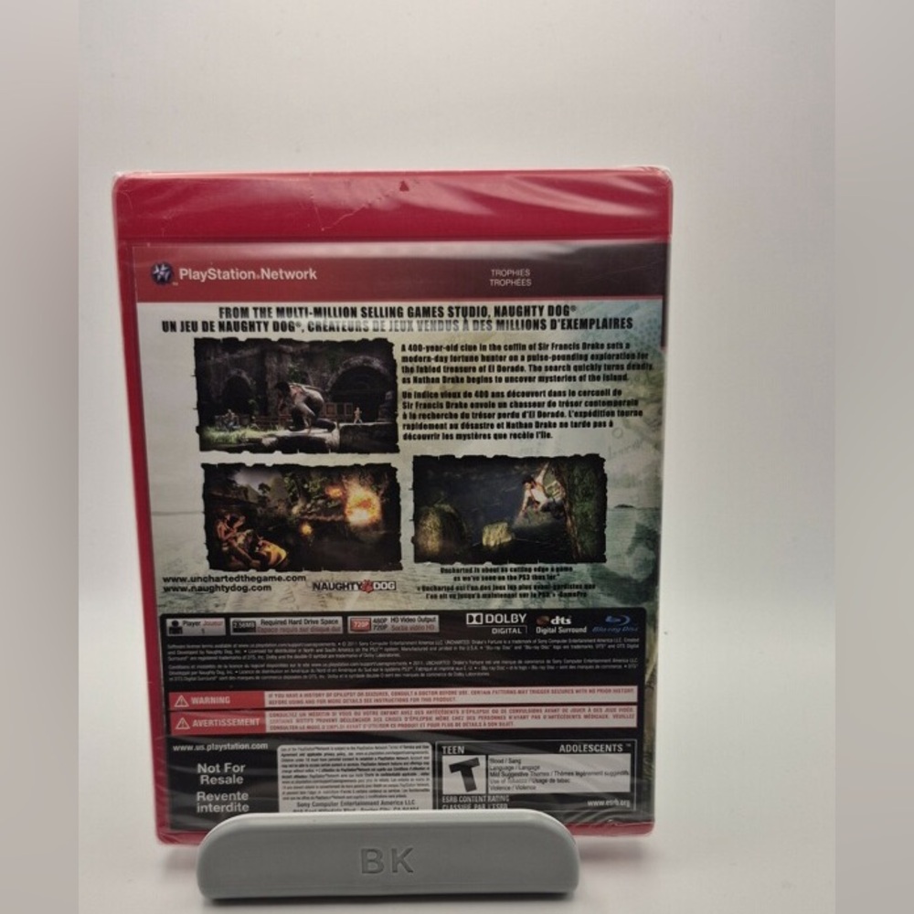 Sony PS3 Uncharted: Drake's Fortune - Red Case Brand New Factory Sealed - Picture 2 of 4